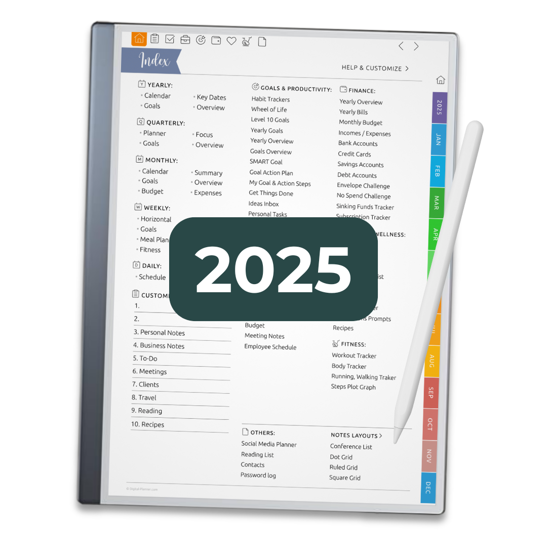 All-in-One reMarkable Templates Kit 2025